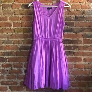 Banana republic pink fit and flare dress